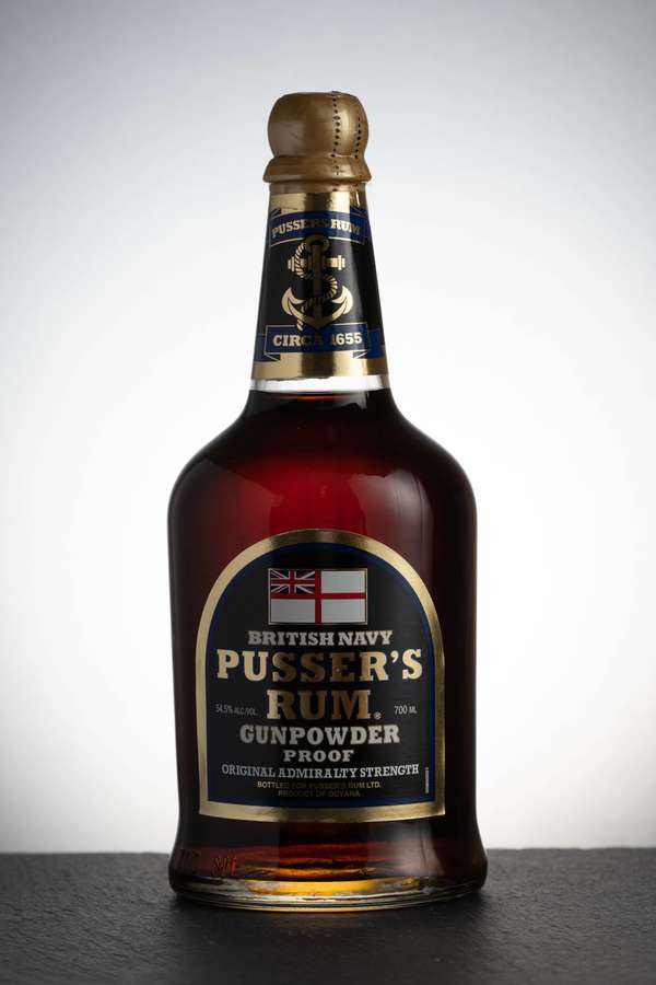 Pusser's British Navy Rum - Gunpowder Proof